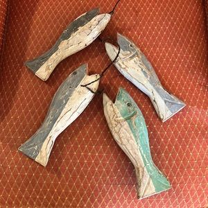 Hand Carved Wooden Fish